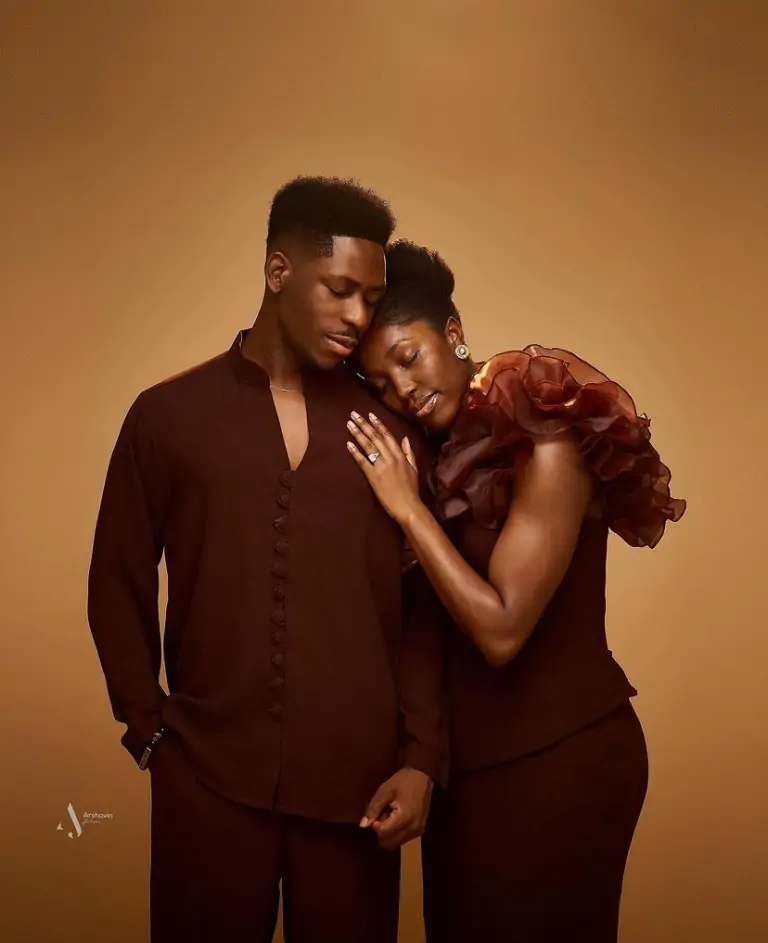 [JUST IN] Gospel Artiste, Moses Bliss And Fiancee, Marie, Release Pre-Wedding (See Photos)